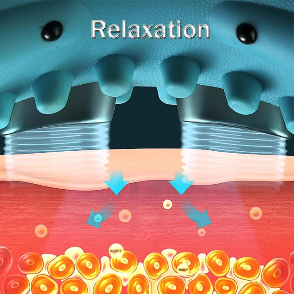 Electric Neck Massager with Heat & Vibration - Cervical Pillow, EMS Traction, Spine Support, Pain Relief