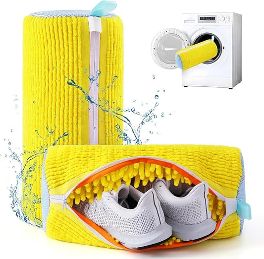 Shoe Washing Machine Bag, Shoe Laundry Bags for Sneakers, Reusable Shoe Cleaning Bag for All Shoe Sizes(Laundry shoe bag)