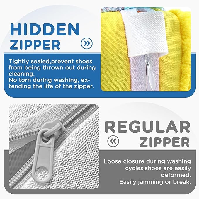 Shoe Washing Machine Bag, Shoe Laundry Bags for Sneakers, Reusable Shoe Cleaning Bag for All Shoe Sizes(Laundry shoe bag)
