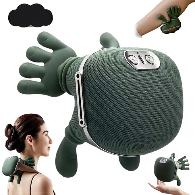 Heated Massager, Electric Deep Tissue 4D Kneading Massage, Simulated Human Hand Design for Pain Relief and Muscle Relax