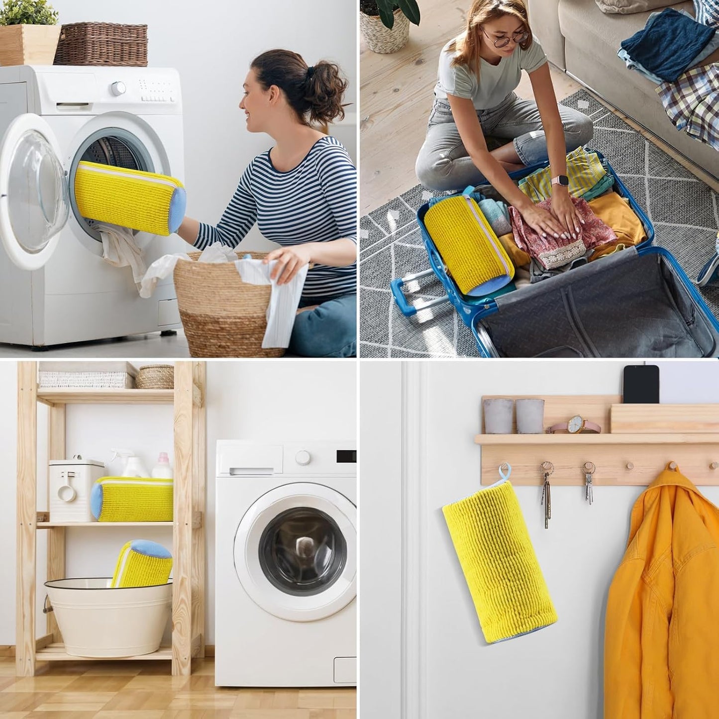 Shoe Washing Machine Bag, Shoe Laundry Bags for Sneakers, Reusable Shoe Cleaning Bag for All Shoe Sizes(Laundry shoe bag)